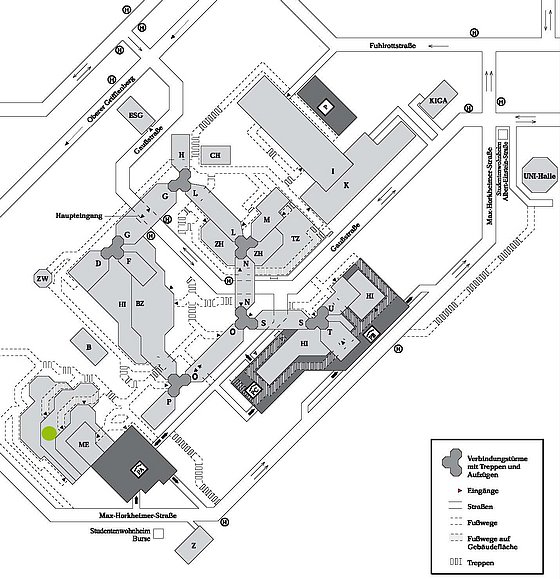 Foto: BUW Das Bild zeigt den Lageplan des AStA-Shops.